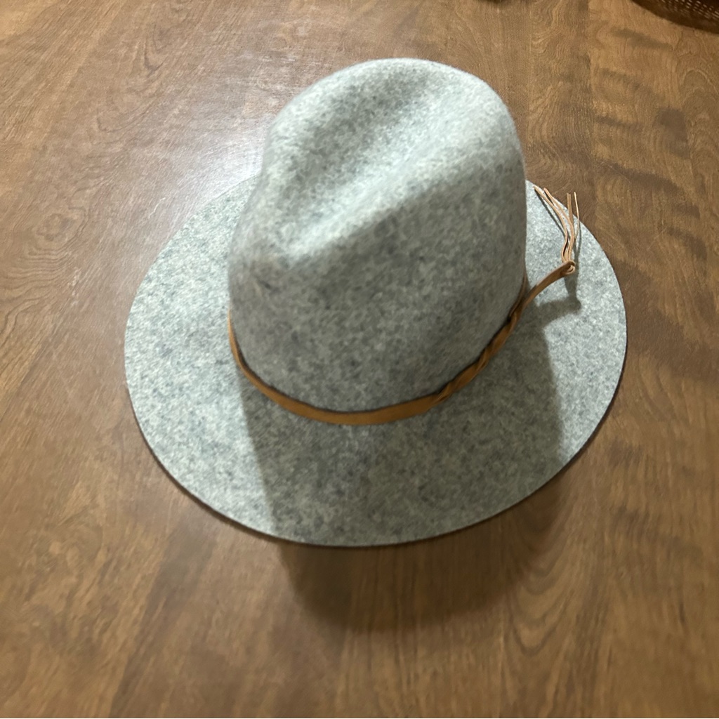 Gray Wool Hat